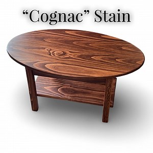Handmade Small Oval Coffee Table With Shelf: Mid-century Modern Style — Many Sizes and Stains - Etsy