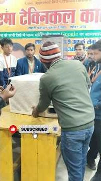 आज बच्चों को कराया Window AC Practical | Live Repairing Training | AC Course