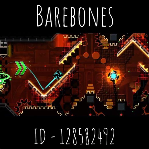 This level has INSANE flow! 💀 BAREBONES | Geometry Dash