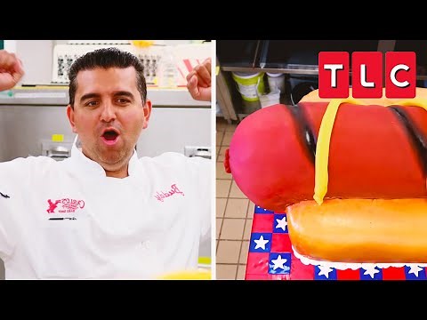 Fourth of July Hot Dog Cake | Cake Boss | TLC