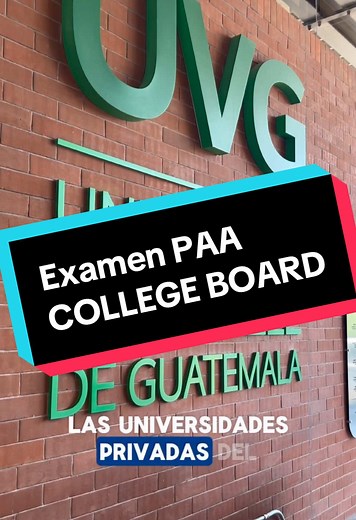 Prepara tu Examen PAA para Universidades en Guatemala