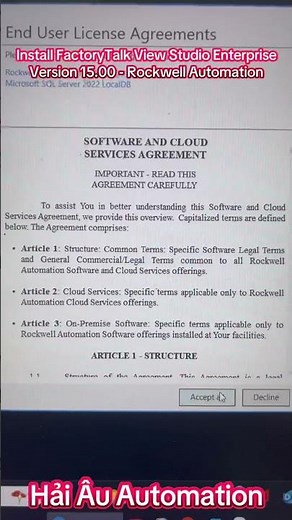 Install FactoryTalk View Studio EnterpriseVersion 15.00 - Rockwell Automation #haiauautomation