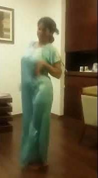 I'm Dancing in night gown || click me to watch HOT POSES || VIDEO