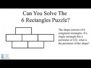 An evil geometry question - the 6 rectangles problem