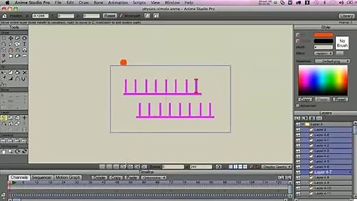 Anime Studio Pro 7 Physics