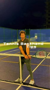 The 3 keys to a solid backhand: 1️⃣ Wrist Lag – Let the wrist lag on the backswing. It loads energy for easy power and spin. 2️⃣ Wrist Snap – At contact, snap the wrist forward. This adds speed and helps the ball bite. 3️⃣ Rotation & Follow-Through – Let the wrist and elbow close naturally as you rotate. This keeps the swing smooth, balanced, and controlled. 📌 Master these three points and your backhand will feel more powerful, clean, and consistent. #tennis #tennisbackhand #tennisbackhands #te