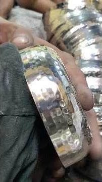 Diamond Hammer Design On Halwa Plate #explore #metal #work