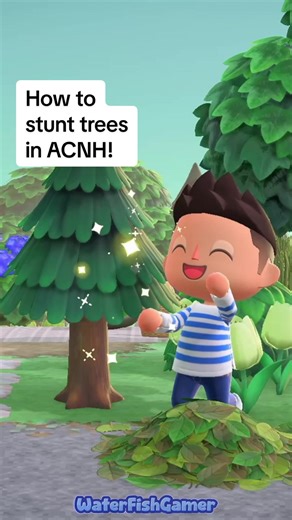 Tips para reducir el tamaño de los árboles en ACNH