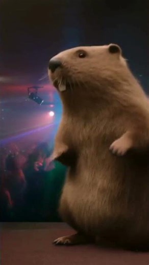 🦫💃 Dancing Beaver! #Beaver #Dance #Shorts