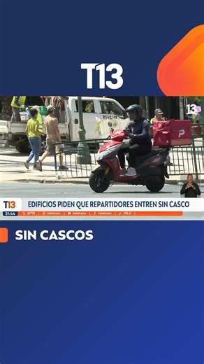 Edificios piden que repartidores entren sin cascos | T13