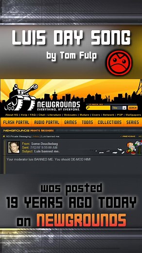 Luis Day on Newgrounds: Tom Fulp Music Celebration
