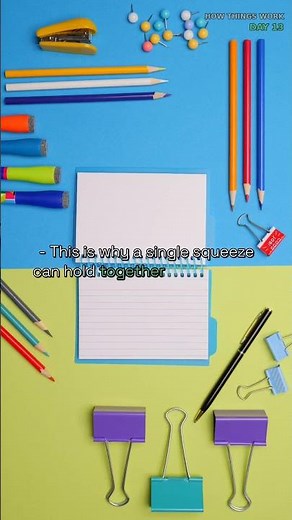How Your Stapler Actually Holds Papers Together #stapler #Shorts