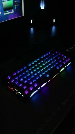 🌈Glow up your setup with the Mercury V75 HE keyboard #GravaStar #gravastarV75 #GravaStarHEKeyboard