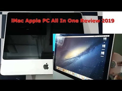 Imac Apple All in One PC model A1224 Short Demo Review In this Videoa