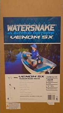 Watersnake Venom SX Trolling Motor Unboxing!