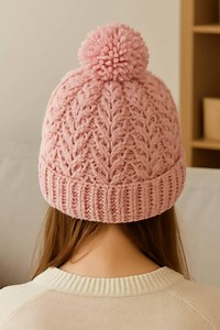 Cable Crochet Beanie Pattern With Pom-pom (digital Download) - Etsy Canada