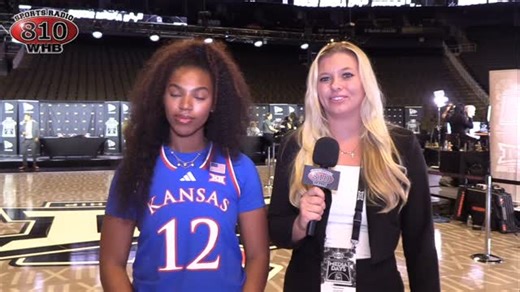 @kuwbball junior @smyak12 returns for the Jayhawks after averaging 18 ppg as a sophomore and earning All Big 12 honors 🏀 She tells @bjbowman13 that she looks to be more “vocal, dominant, and adamant” to take this team even further. | Sports Radio 810 WHB