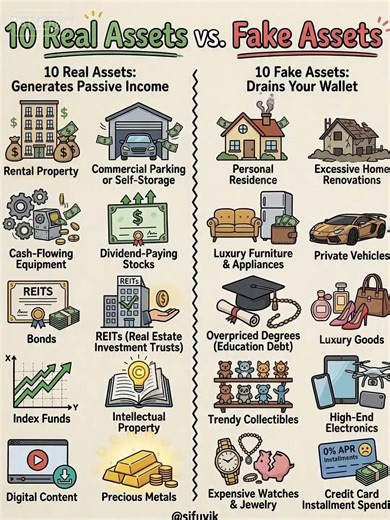 10 Real Assets vs Fake Assets