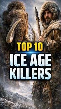The 10 most Dangerous Animals During The Ice Age.