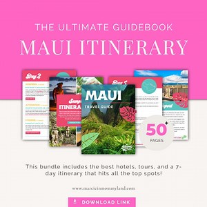Ultimate Maui Family Vacation Planner | 7-day Maui Itinerary   Interactive Map   Packing List | Printable Hawaii Travel Guide PDF - Etsy Canada
