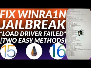 [FIX] Winra1n Load Driver Failed Error | Fix Winra1n 1.1/2.0 Load Driver Failed | Two Methods | 2023