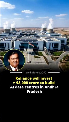 Biggest AI Move in India! Reliance’s ₹98,000 Cr Data Centre Revolution 🇮🇳🚀