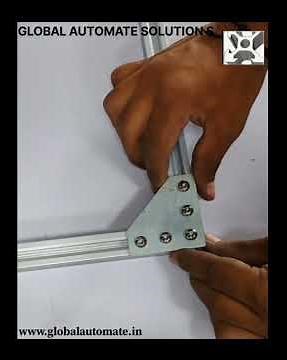 Conical L-Bracket Installation Guide | T-Slot Aluminum Extrusion Assembly #manufacturing #diy