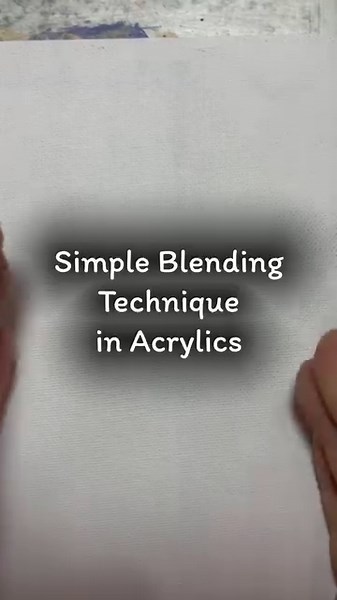 This is my main blending technique for acrylics. I use it all the time. | The Artery Art Shop and Classes