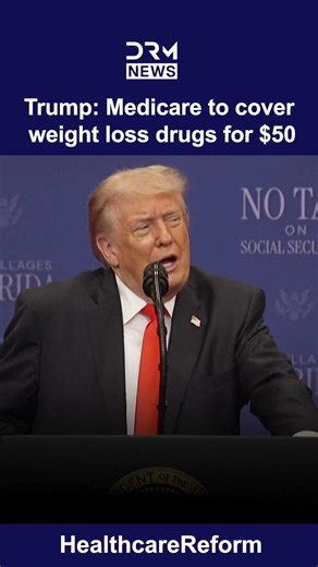 FROM $1,300 TO $50: Trump's Historic Medicare Weight Loss Drug Announcement | DRM News | AR1I