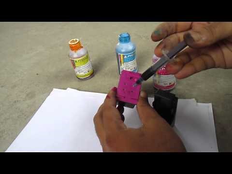 HOW TO REFILL HP 678 COLOR INK CARTRIDGE