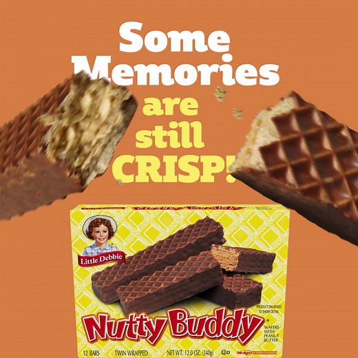 Think back, and you can almost taste the crispy wafers and peanut buttery goodness. Or…why not ACTUALLY taste one today? | Little Debbie
