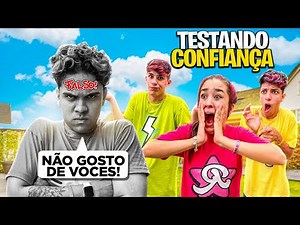 TESTANDO A CONFIANÇA DO MEU MELHOR AMIGO *deu ruim ?