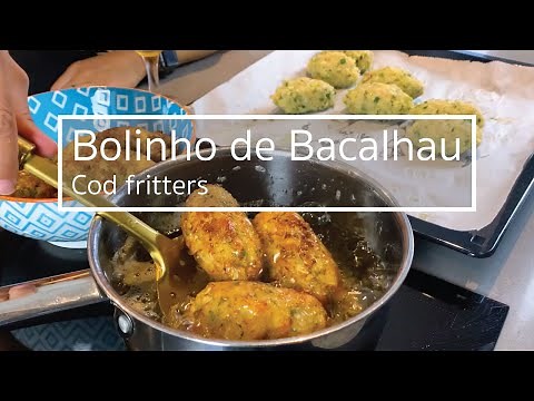 How to Make Bolinho de Bacalhau - Brazilian and Portuguese Cod fritter or Cod croquettes