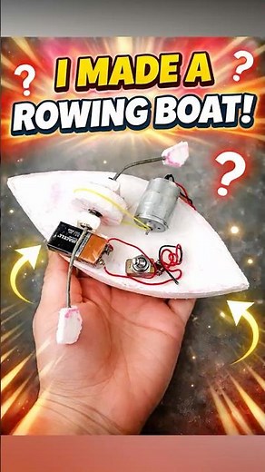 I Built a Mini Rowing Boat for $1 💸#diy