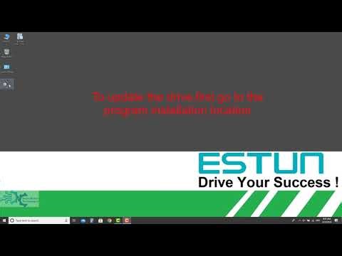 Estun Servo ED3L Drive ESView v4 Software install