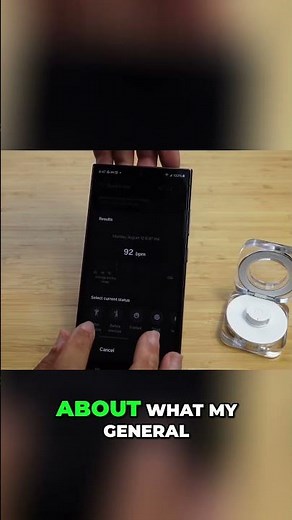 Samsung Galaxy Ring Live Heart Rate Tracking Demo!