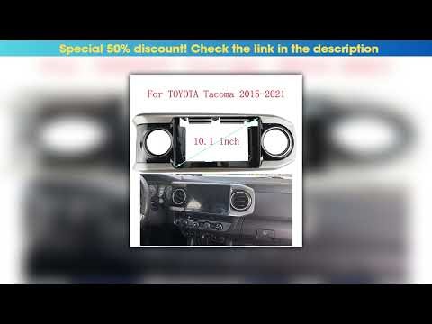 Slide 10.1 Inch For Toyota Tacoma 2017 Left Car Radio Android Stereo MP5 GPS Player 2 Din Head Unit