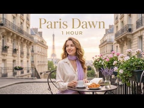Elegant French Music 1 Hour Gentle Parisian Café Instrumental for Relaxation & Focus