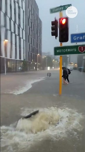 Auckland, New Zealand hit by deadly flooding, torrential rain | USA TODAY #Shorts