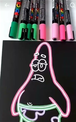 how to draw glow art