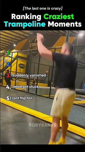Ranking Craziest Trampoline Moments 😂