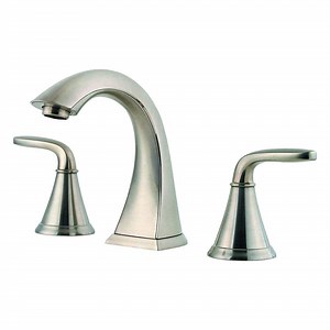 Reviews for Pfister Pasadena 8 in. Widespread 2-Handle Bathroom Faucet in Brushed Nickel | Pg 1 - The Home Depot
