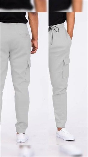 KRE Prime Men Cotton Blend Cargo Joggers