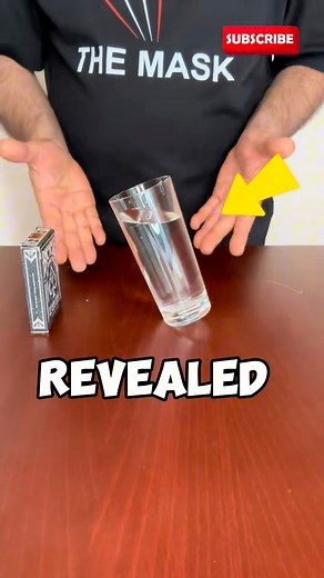 73K views · 961 reactions | The Balancing Glass 彩弄 MAGIC TRICK REVEALED #magic #tricks #magictricks #foryoupage | The Mask Magic Tricks Revealed | Facebook