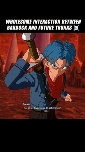 Wholesome Interaction Between Bardock And Future Trunks 🤯 #crashout #bardock #sparkingzero #dbz