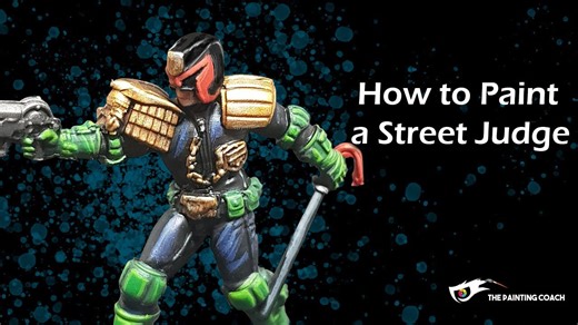 Paint a Street Judge for Warlord Games’ Judge Dredd Miniature Game