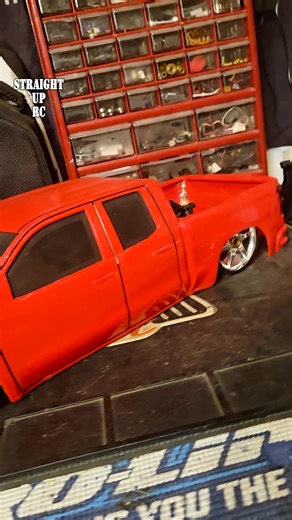 A custom New Bright Chevy Trucks RC #silverado for day 46 - RC #78! Smallest to Largest RCs! #RC #newbrightrc #chevysilverado #smallesttolargestrc #straightuprc | Straight Up RC