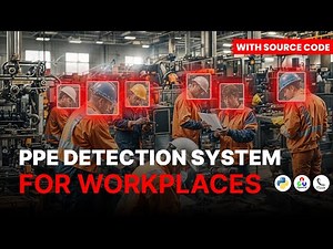 Smart PPE Detection System Using AI | Real-Time Helmet & Vest Detection #opencv #computervision