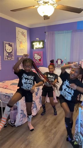 TheWacFamilyyy 🩷💜🩵 on Instagram: "We rollin’😂 right on to bed ‘cause it’s way past our bedtime 😴💤 Goodnight Everybody.. 🫶🏾🥰 #trendykids #fyp #reels #explorepage #igkidsstyle #kidsstyle #littlefashionista #kidsootd #sheinkids #minimodel"