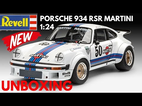Revell Porsche 934 RSR Martini 1:24 Unboxing